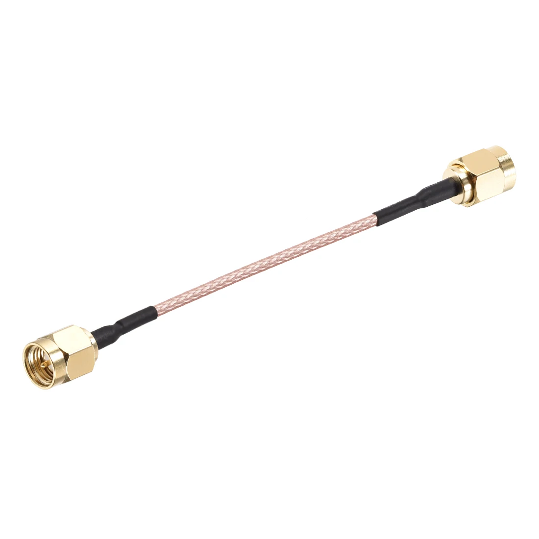 

uxcell SMA Male To SMA Male RF Adapter Connector 4inch RG178 Extension Pigtail Cable for WiFi Router UF.L/3G/GSM/4G Module