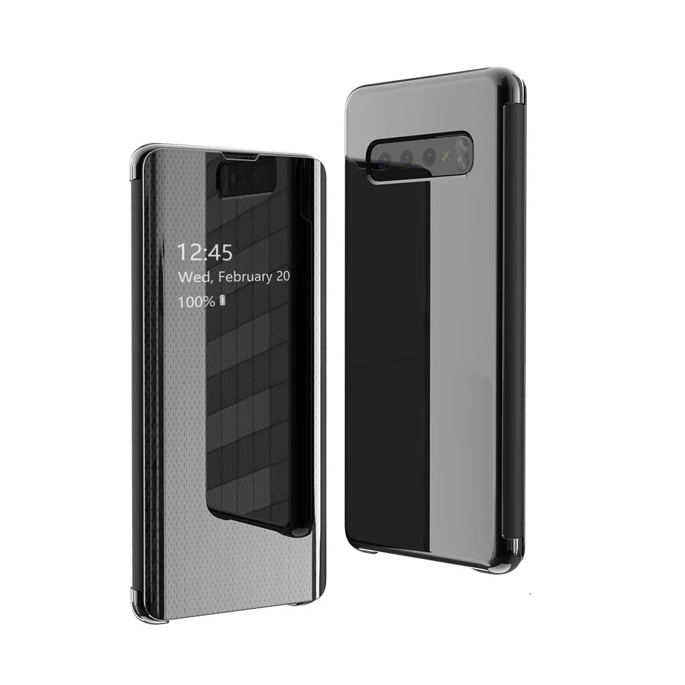 Оригинальный умный флип-чехол для Samsung Galaxy A20 A30 A50 A70 A8S A7 2018 A9 2019 S7 Edge S8 S9 S10 Plus Note 8 9