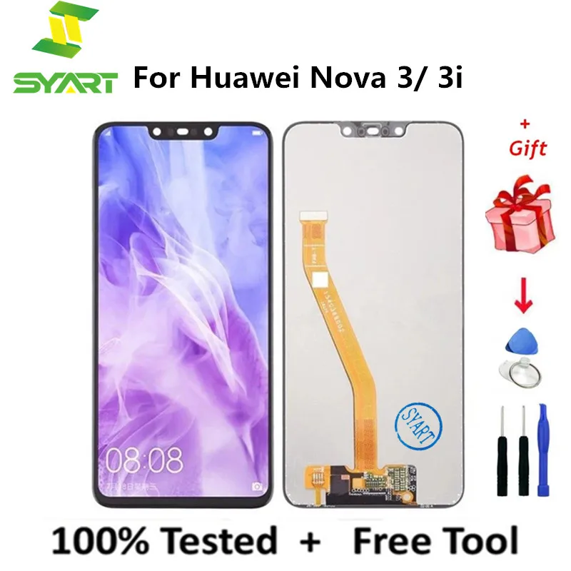 

For Huawei Nova 3 3i LCD Display Touch Screen Digitizer Assembly Replacement For PAR-AL00 PAR-LX1 PAR-LX1M PAR-LX9 PAR-TL20 LCD