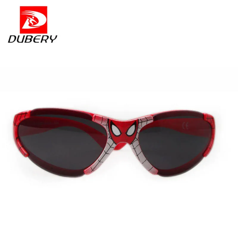 DUBERY, винтажные Мультяшные детские солнцезащитные очки с человеком-пауком, милые крутые детские солнцезащитные очки, модный подарок для мальчиков и девочек, UV400