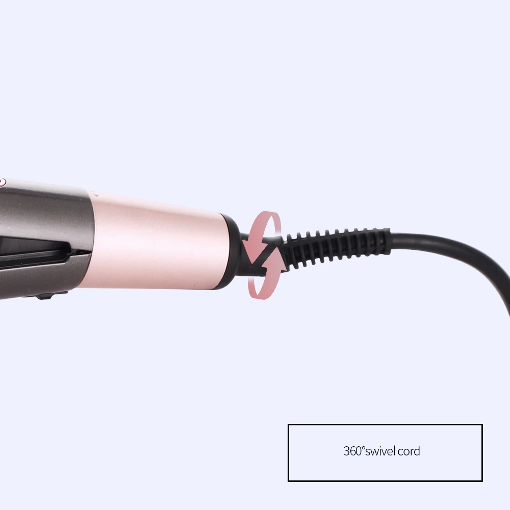 Ferro de Ondulação Plano com Display Straightener-2 em 1 Cabelo Profissional Turmalina Cerâmica Trançado Ferro Lcd & Temp Ajustável Suita 10 Ferros alisamento