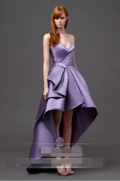 new hot sweetheart party robe de soiree courte saree vestidos de formatura short Asymmetry pleat bridesmaid dresses