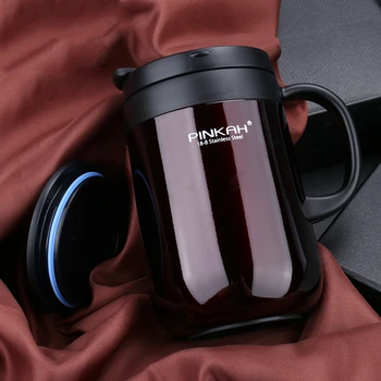 

350ML Stainless Steel Vacuum Flask Office Insulated Hot Water Bottle With Lid Business Coffee Tea Milk Portable Travel Cup