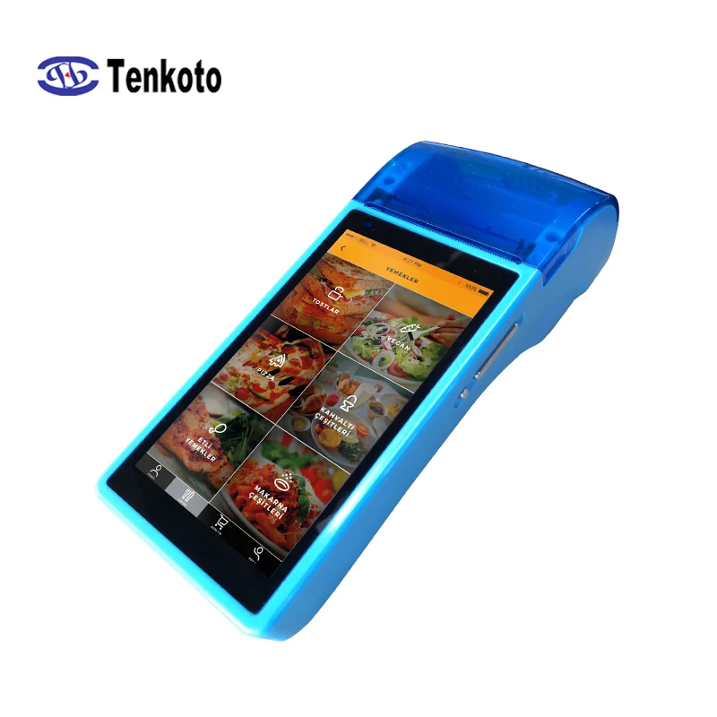 Mobile POS Terminal Android PDA Point Of Sales Machine with Printer WIFI Camera Barcode Scanner 3G POS Device