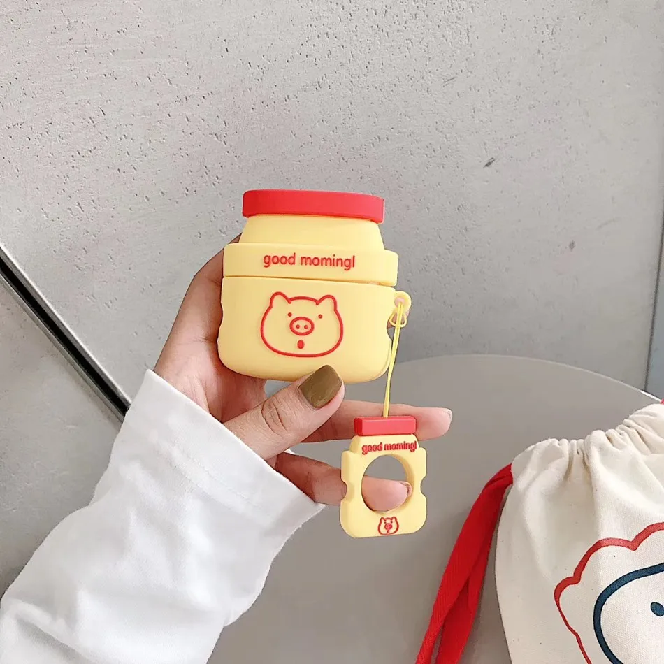 090E 3D чехол для наушников для Airpods Pro Чехол силиконовый милый кот крокодил Мультяшные наушники/Earpods чехол для Apple Air pods Pro 3 чехол s - Цвет: 090E