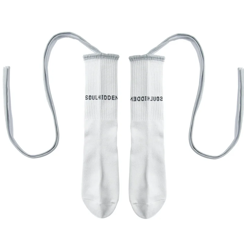 

Star Reflective Light Bandage Socks Female Tide Brand Ins Starry Reflective Cross Personality Calf Sock