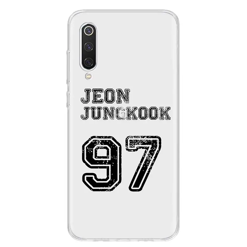 Jungkook Kpop крышка чехол для телефона для Xiao mi Red mi Note 8 Pro 8A 7 7A 5 5A 6A 4X S2 K20 mi 5X6X9 8 CC9 F1 корпус под плетенную сумку - Цвет: TW034-10