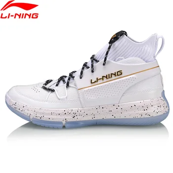  Li-Ning/Мужская обувь для баскетбола, 937, с высокой подкладкой, li ning BOUNSE + спортивная обувь, кроссовки, AGBQ027 XYL309 
