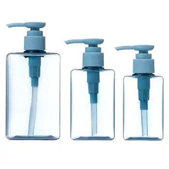 

100/150/280ml Travel Soap Dispenser Clear Cosmetics Bottle Shower Gel Shampoo Lotion Liquid Hand Sanitizer Pump Bottle Container