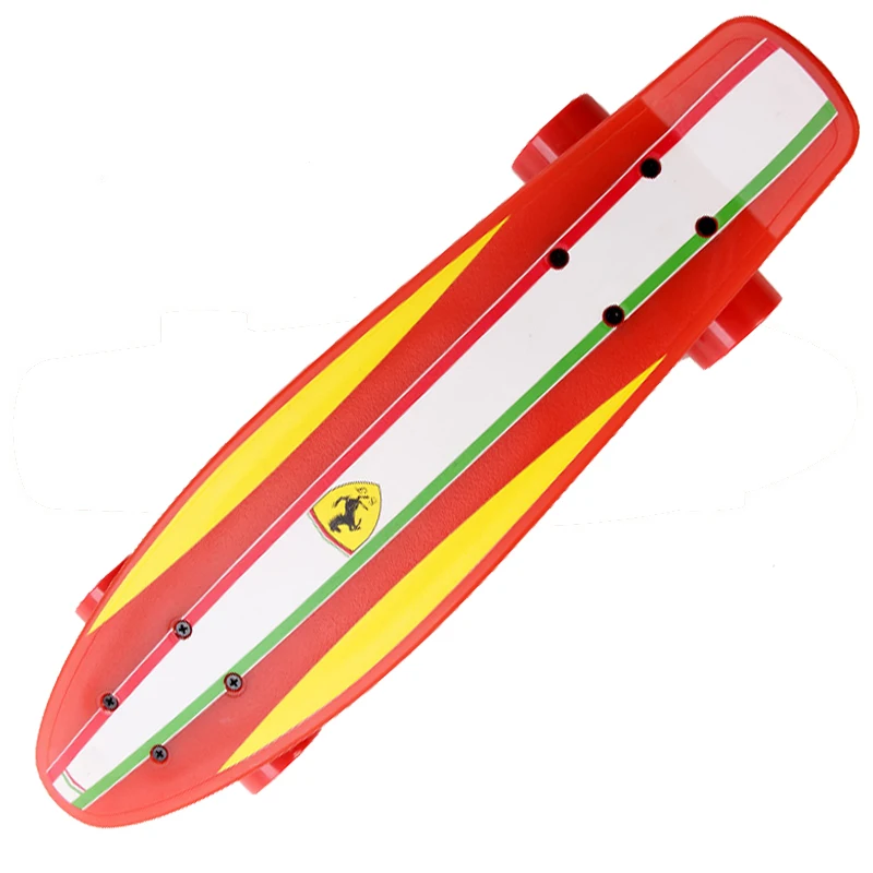 60*13 Ferrari детский Пенни борд Мультфильм Скейтборд Детский скейтборд|Скейтборд| |