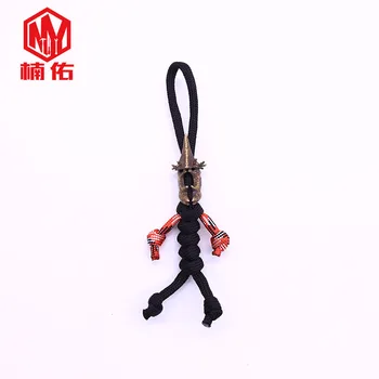 

1PC Game of Thrones The Unsullied Sparta Brass EDC Hand-woven Paracord Beads Umbrella Rope Cord Lanyard Pendants Knife Beads