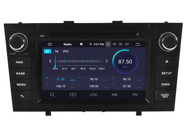 RUISO 4g+ 64g 8-Core автомобильный DVD плеер Android 9,0 для TOYOTA AVENSIS 2008 автомобильный мультимедийный DVD Авто Радио Стерео 1080P GPS wi-fi DVR dab obd ips