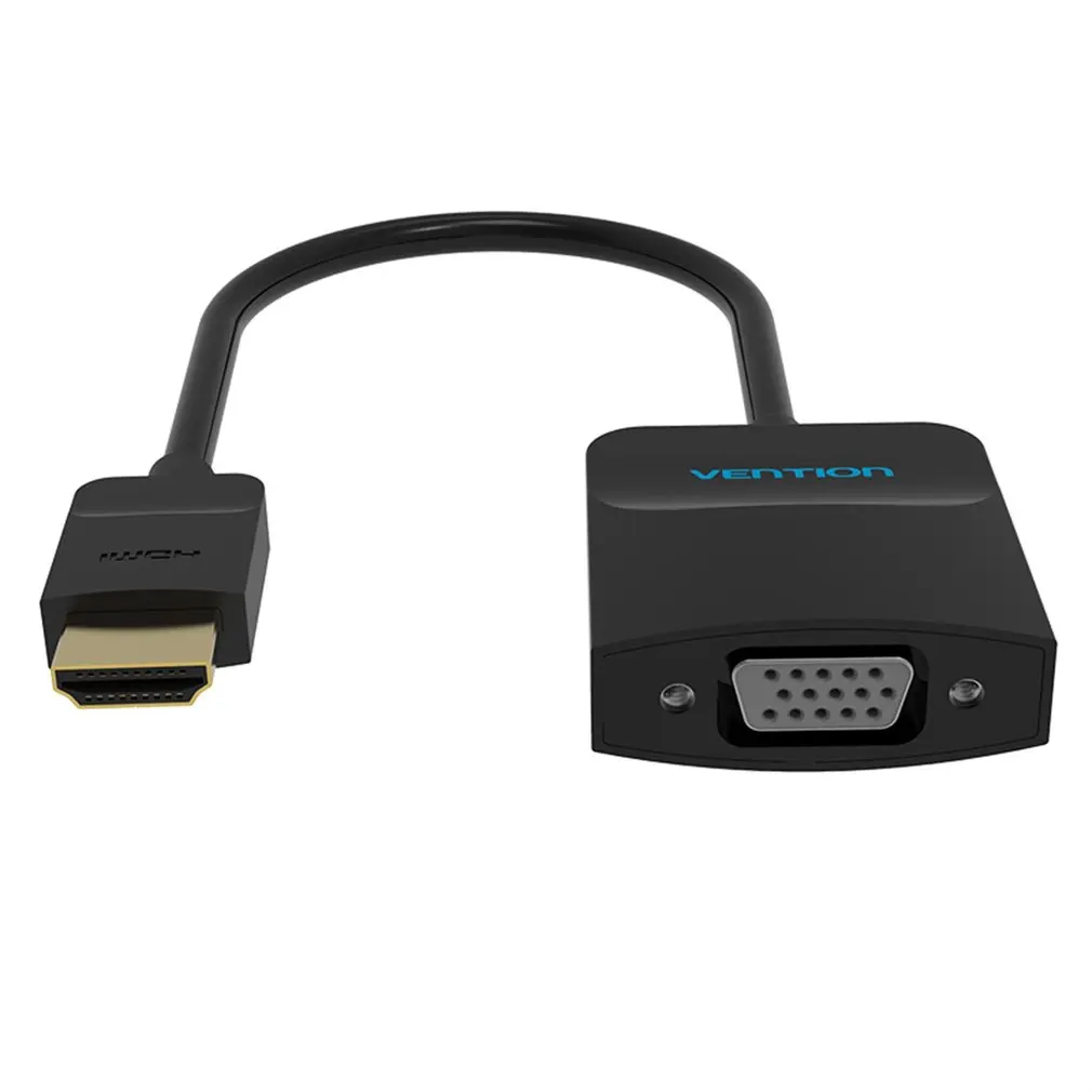 Высокое качество HDMI в VGA адаптер мужской в Famale конвертер адаптер 1080P цифро-аналоговый видео аудио для ПК ноутбук планшет