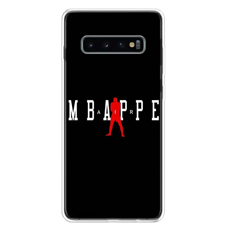 TW164-9 Mbappe крышка чехол для телефона для samsung Galaxy S10+ Note 10 9 8 S9 S8 J4 J6 J8 плюс S7 S6 корпус под плетенную сумку - Цвет: TW164-9