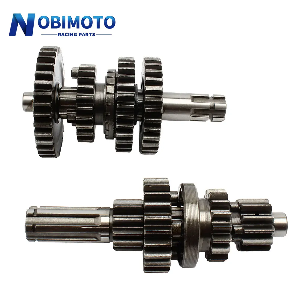 3+1 Reverse Gears Main Countershaft Transmission Gear Box Main Counter Shaft Fit For 50cc110cc