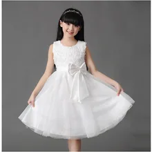 Костюм детская одежда для выступлений, белая детская юбка принцессы для девочек, Сетчатое платье, юбка классная одежда