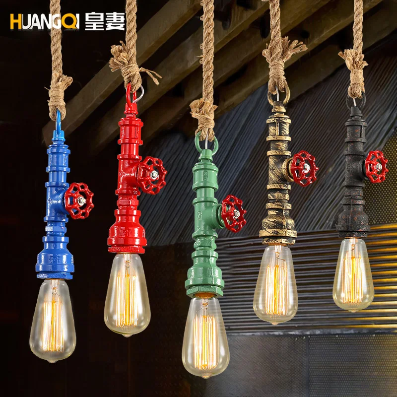 Американский подвесной ретро-светильник в стиле лофт светильник В