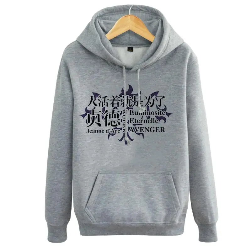 

Fate grand order FGO Jeanne d'Arc (Alter) Hooded Hoodie Pullovers Jacket Coat Top