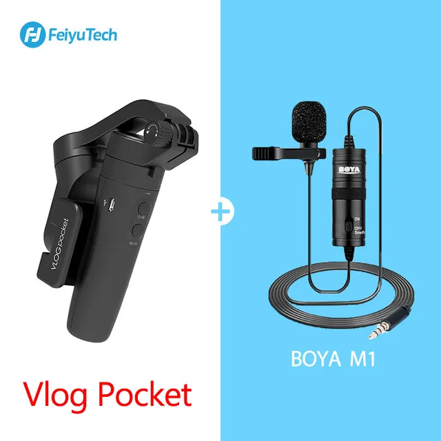 with mic Feiyu tech Vimble 2/Vlog Карманный 3-осевой карданный стабилизатор для смартфона, выдвигаемая ручная дистанционного Управление PK Zhiyun Smooth Q 4 - Цвет: with mic
