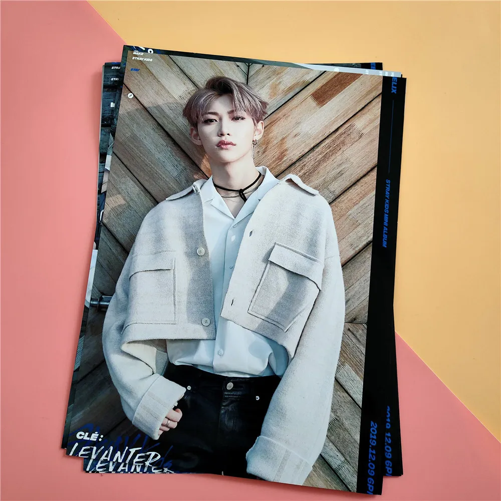 Альбом KPOP Chan Seo Chang-Bin Lee Min-Ho Hwang Hyun-Jin Cle: LEVANTER Poster Sticky Photo Fans Gilfs New