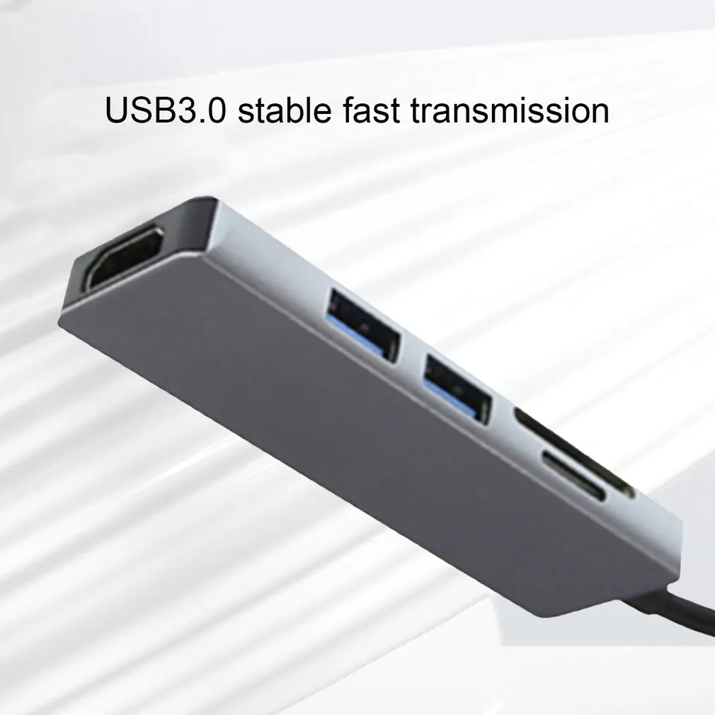 Тонкий USB C концентратор тип C к HDMI 4K UHD адаптер Micro S D кардридер кабель TF адаптер сплиттер для Macbook Pro