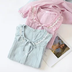 Fdfklak Women Pajamas Set 2020 Spring Autumn New Maternity Pijamas Suit Cotton Breastfeeding Pajamas Pregnant Sleepwear