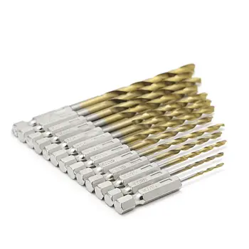 

HSS Quick Change Hex Shank Titanium Aluminum Cobalt Coated Drill Bit Multi-tools