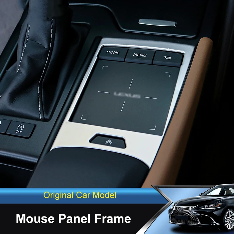 Car Gear Panel Multimedia Mouse Frame Cover Decor Stickers Trim Durable Stainless Steel For Lexus ES200 260 250 300H 2018 2020|Automotive Interior Stickers| - AliExpress
