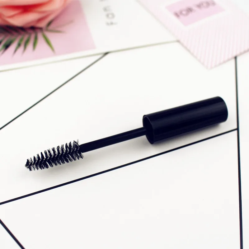 8pcs/Pack 0.8ml/3ml Empty Mascara Tube Eyelash Cream Vial/Liquid Bottle Sample Cosmetic Container with Leakproof Inner Black Cap