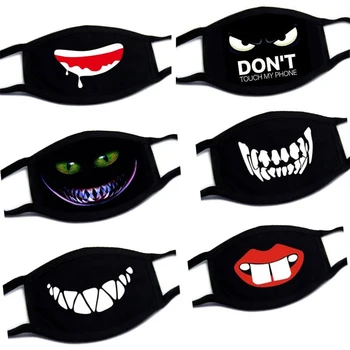 

Japan Cartoon Cat Face Masks 2020 New Men Women Anti-bacterial Dust Masks Fashion Unisex Breathable cotton mask
