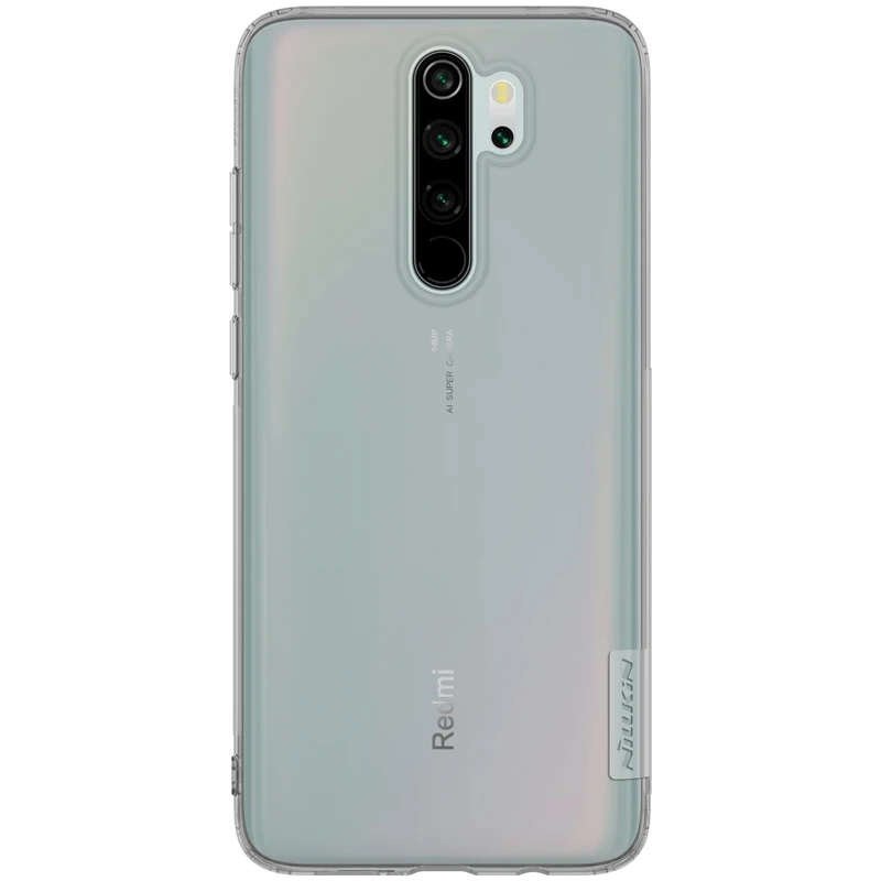 Чехол Nillkin для Xiaomi Redmi Note 8T 8 7 Pro, Мягкий ТПУ силиконовый прозрачный чехол на заднюю панель для телефона Redmi Note8 Note7 Pro - Цвет: Gray
