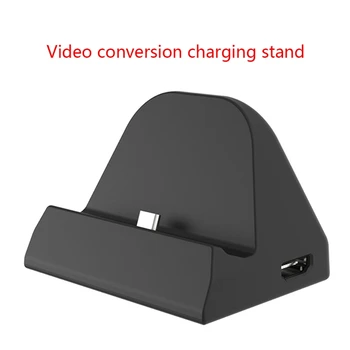 

1 Pc HDMI Video Converter for Nintend Switch Host Charging Dock Station Portable TV Conversion Folding Base Games Accessory