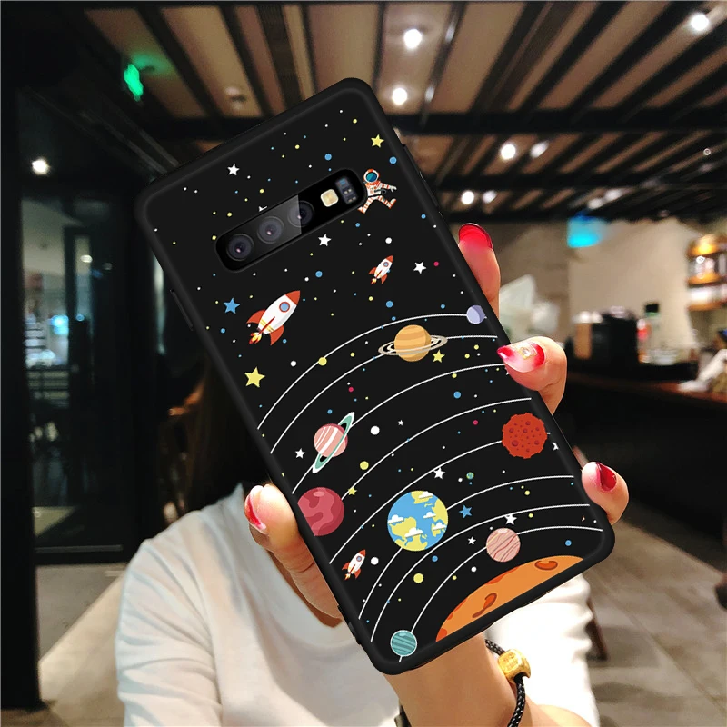 Cover For Samsung Galaxy Note 8 9 10 Pro S10 S8 S9 Plus S10e Case Pattern Soft TPU A6 A8 A9 A7 2018 Luxury Cases |