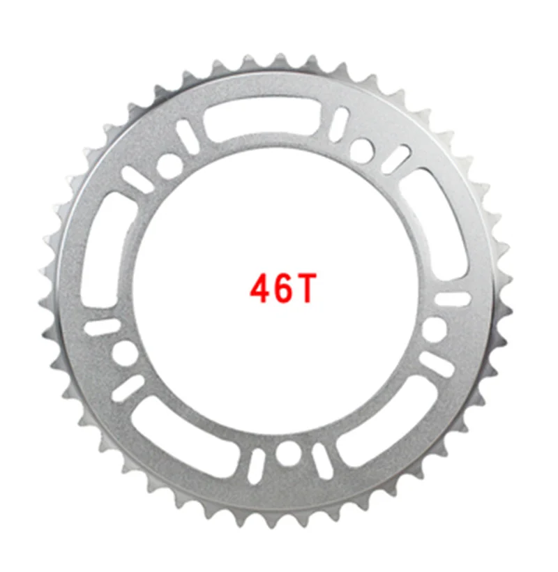 Bike Chainring Single Speed Fixed Gear Road Bike Track Folding Bicycle 130 BCD Fixie  39/44/46T/48T/53T 1/2X1/8