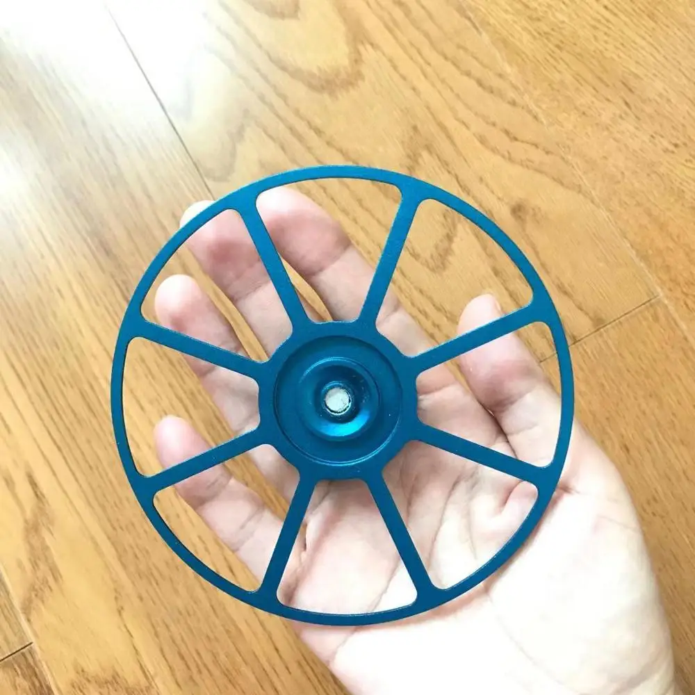 Проигрыватель Дисковый стабилизатор LP синий цвет запись веса алюминий ЧПУ справ.