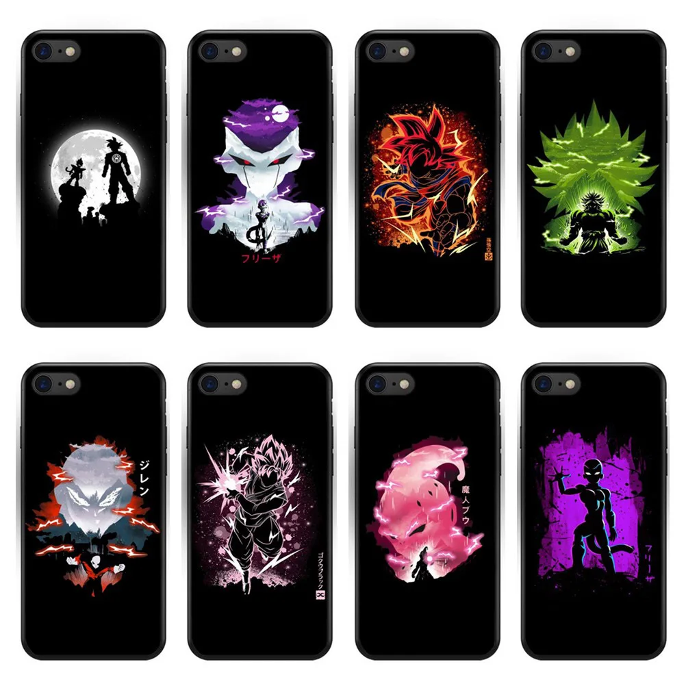 Phone Cases Dragon Ball DragonBall z Soft TPU phone For iPhone X 10 goku Cover for 5S SE 6 6S 7 8 Plus XR XS MAX |