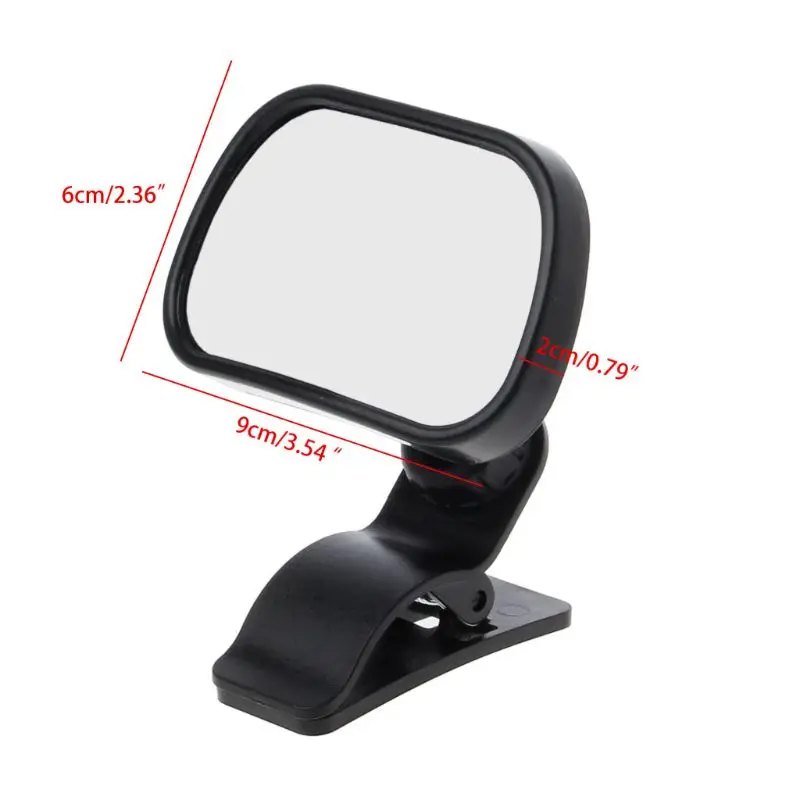 Car Baby Mirror Car View Back Seat WindshieldSuction Cup Clip Adjustable Facing Rear Ward Infant Care Kids Safety Monitor Round