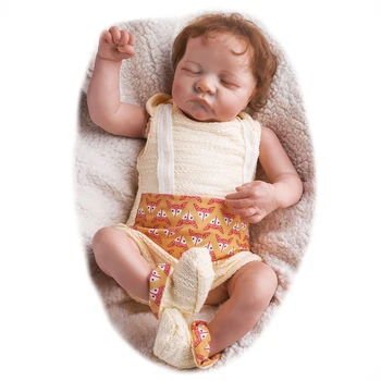RSG-Muñeca realista de bebé Reborn para niños, muñeco de vinilo de 20 pulgadas, 51 cm, para recién nacidos