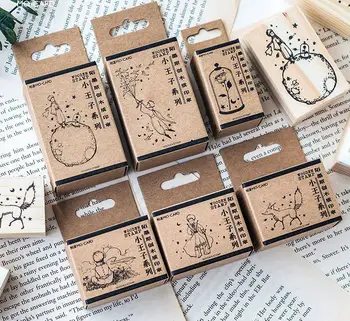 

Little Prince Theme Stamps 6 Designs Mixed DIY Stickers Gift Diary Journal Deco