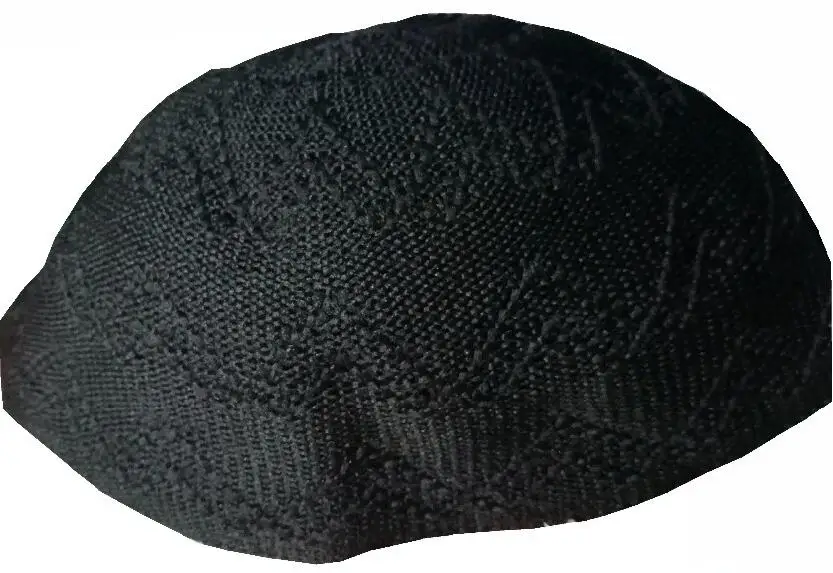 2 шт./пакет черный мусульманский Для мужчин молитва Шапки шапочка арабский вязаная шапка «кроше» с такией Исламской Шапки