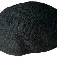 2 шт./пакет черный мусульманский Для мужчин молитва Шапки шапочка арабский вязаная шапка «кроше» с такией Исламской Шапки