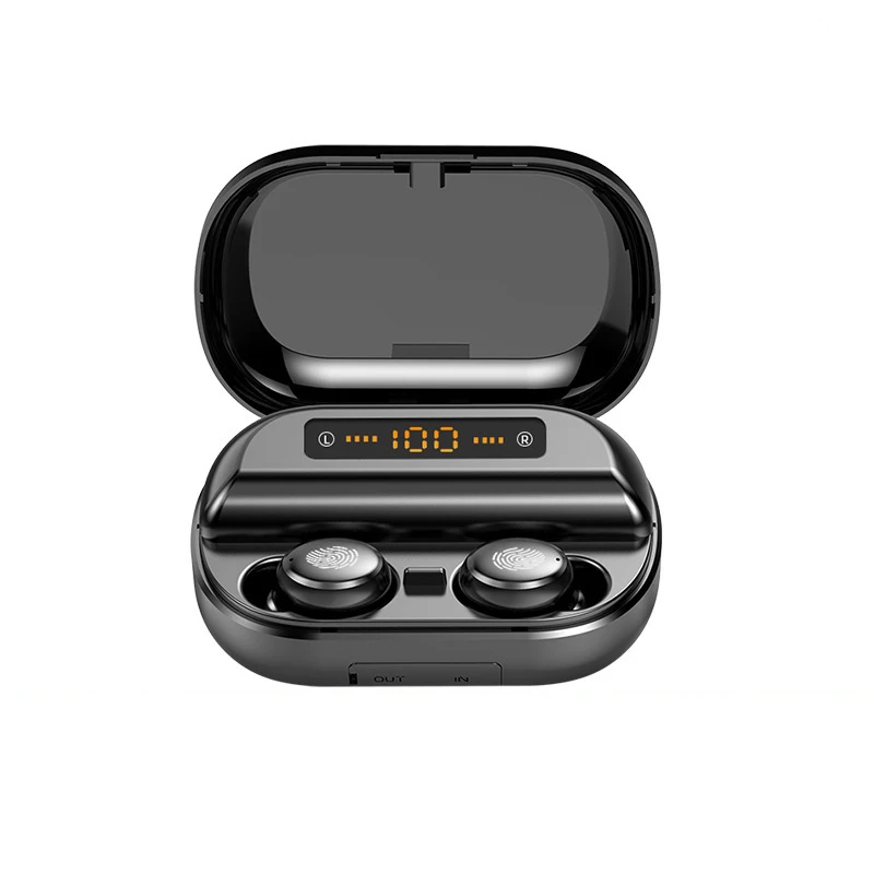 TWS 5,0, Bluetooth, 9D, стерео наушники, беспроводные наушники, IPX7, водонепроницаемые наушники, спортивные наушники с 4000 мАч, внешний аккумулятор