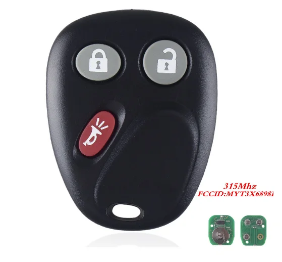 SPCFOR для Chevrolet для gmc-посланника Trailblazer MYT3X6898B 2002 2003 2004 2005 2006 2007 2008 2009 без ключа дистанционного 315 МГц