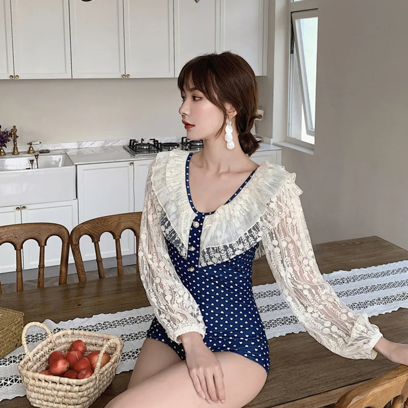 One Piece Bathing Suit Whole Swimsuit 1 Woman Rashguard Female Women's Swimwear 2019 Women Japanese Ins Bubble Hot Animal