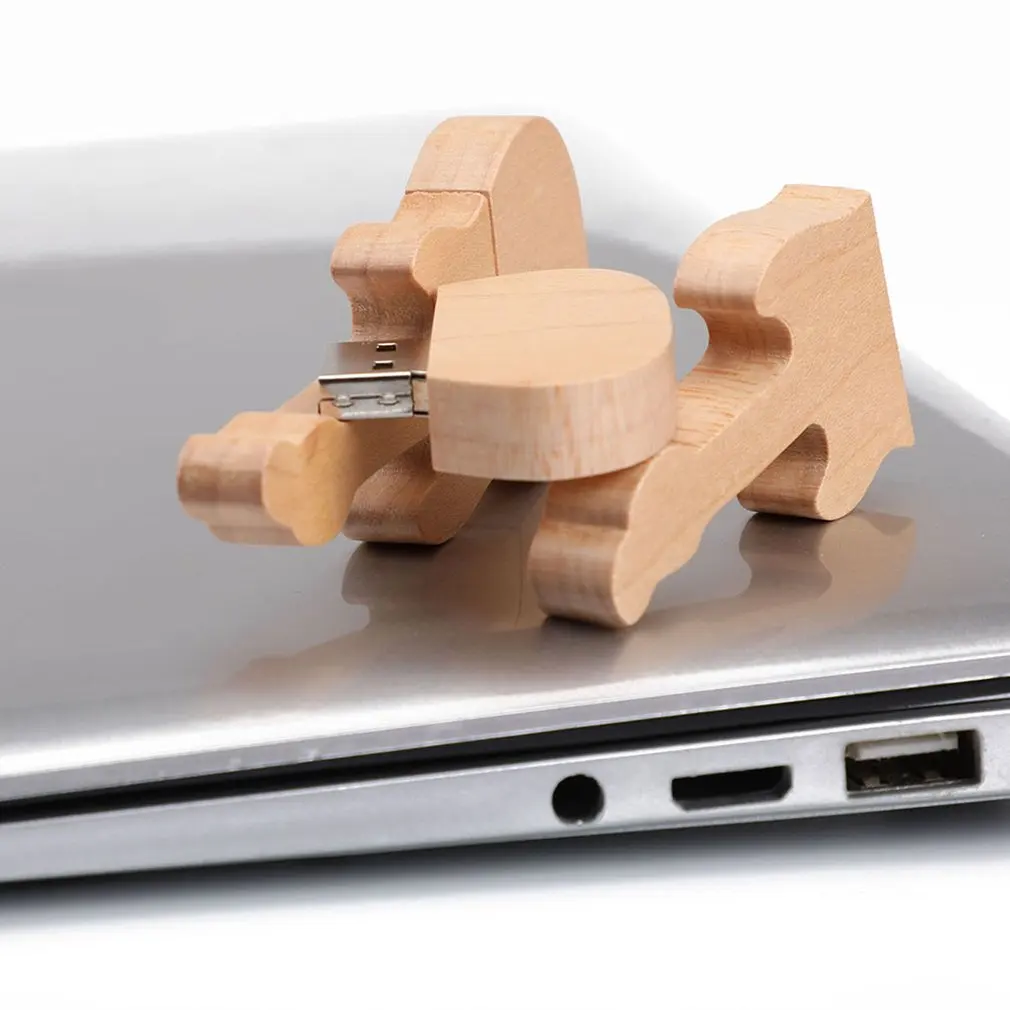 Креативный клен флэш-накопитель из дерева в форме гитары USB ручка привода Мини Портативный внешний накопитель памяти для ноутбуков PC notebook