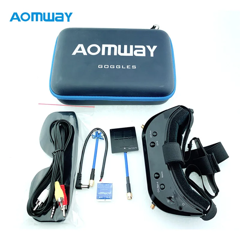 AOMWAY Commander V1S разнообразие 3D HDMI Встроенный вентилятор DVR 5,8 ГГц 64CH поддержка головы отслеживания FPV очки для радиоуправляемого квадрокоптера дрона