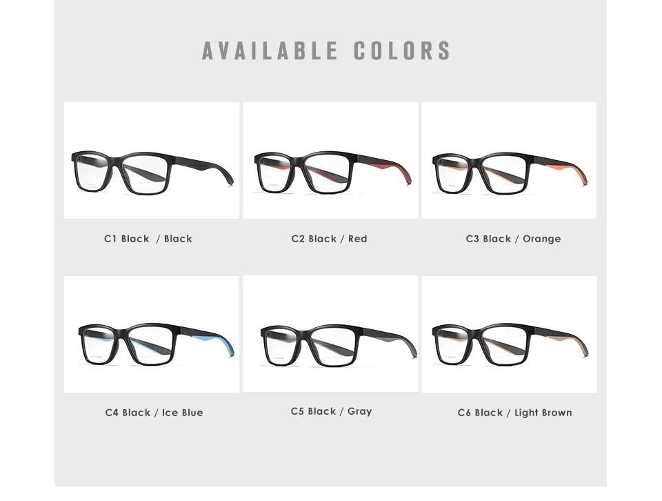Zerosun спортивные очки оправа для мужчин и женщин TR90 очки мужские Ультра светильник очки для получения близорукости/диоптрий оптические линзы