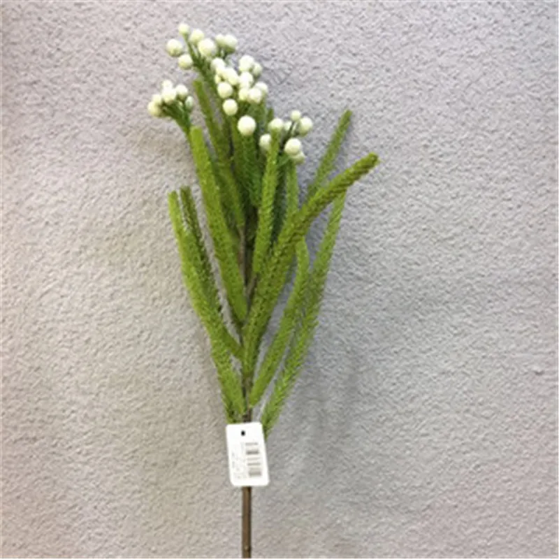 Пластиковые водоросли Matsutake трава маленький шар с листьями цветок композиции искусственные цветы для дома Свадебные украшения поддельные растения