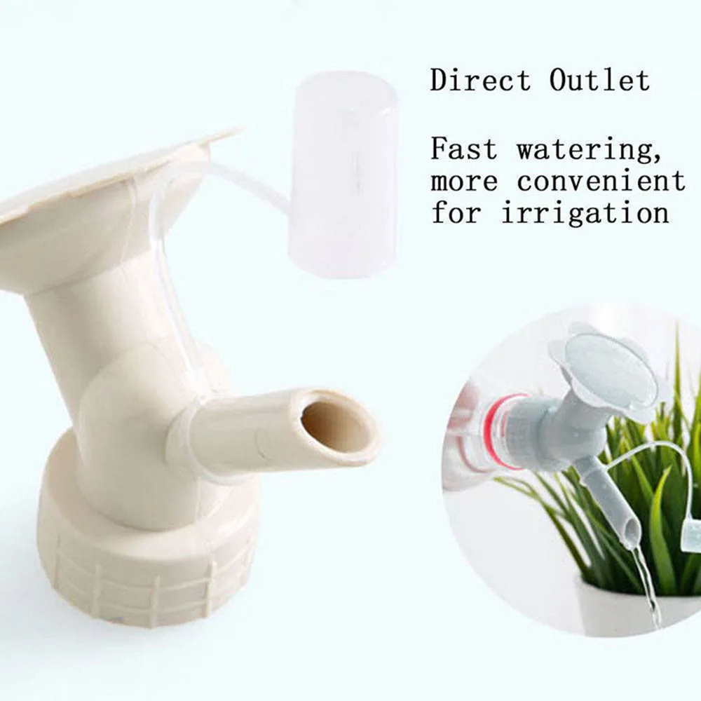 Dual Headed Plants Watering Head Screw Cap Bottle Shower Spray Cans Sprayer Garden Tool Sprinkler for Watering Plants Flowers