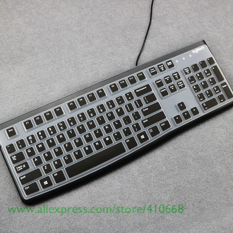 Водонепроницаемый силиконовый чехол для настольной клавиатуры, Защитная пленка для компьютера logitech MK120 K120